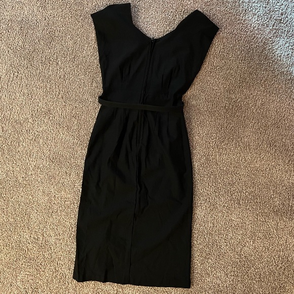 Bombshell Vintage Stop Staring Pencil skirt Paris Dress M 6 Dita Pinup 50ies - Picture 9 of 11